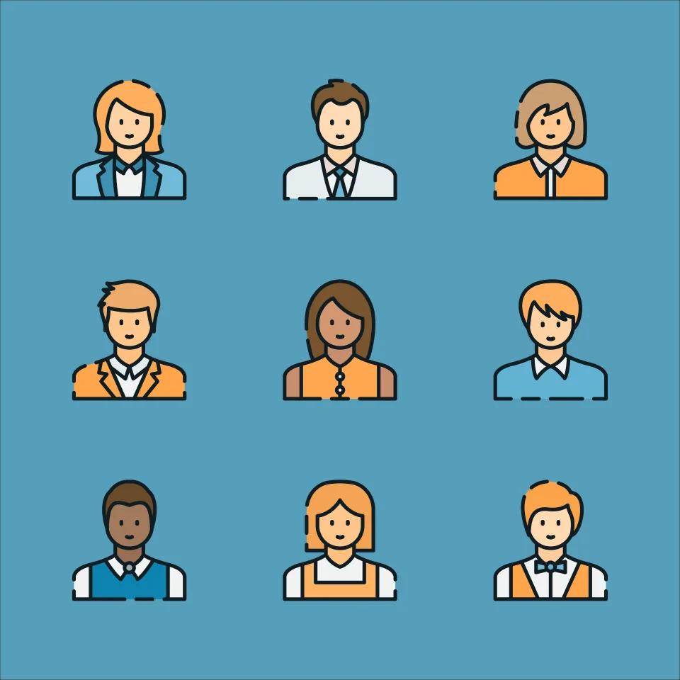 محترفون من قطاعات مختلفة عديدة